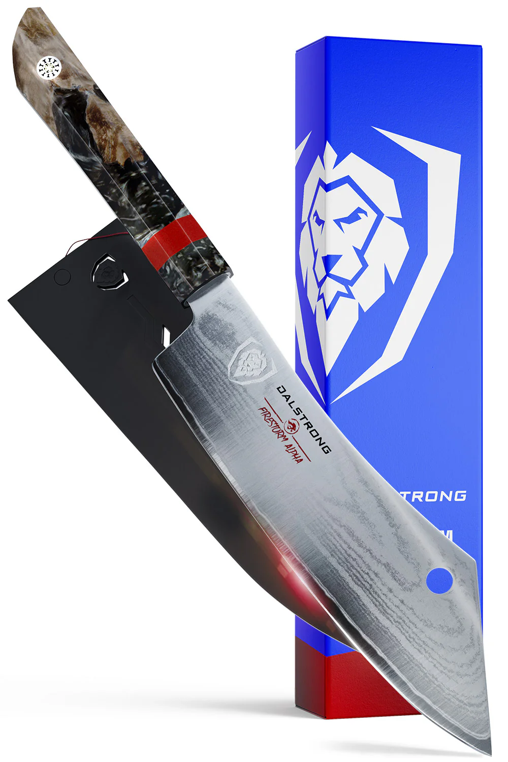 Chef & Cleaver Hybrid Knife 8" | "The Crixus" | Firestorm Alpha Series | Dalstrong ©