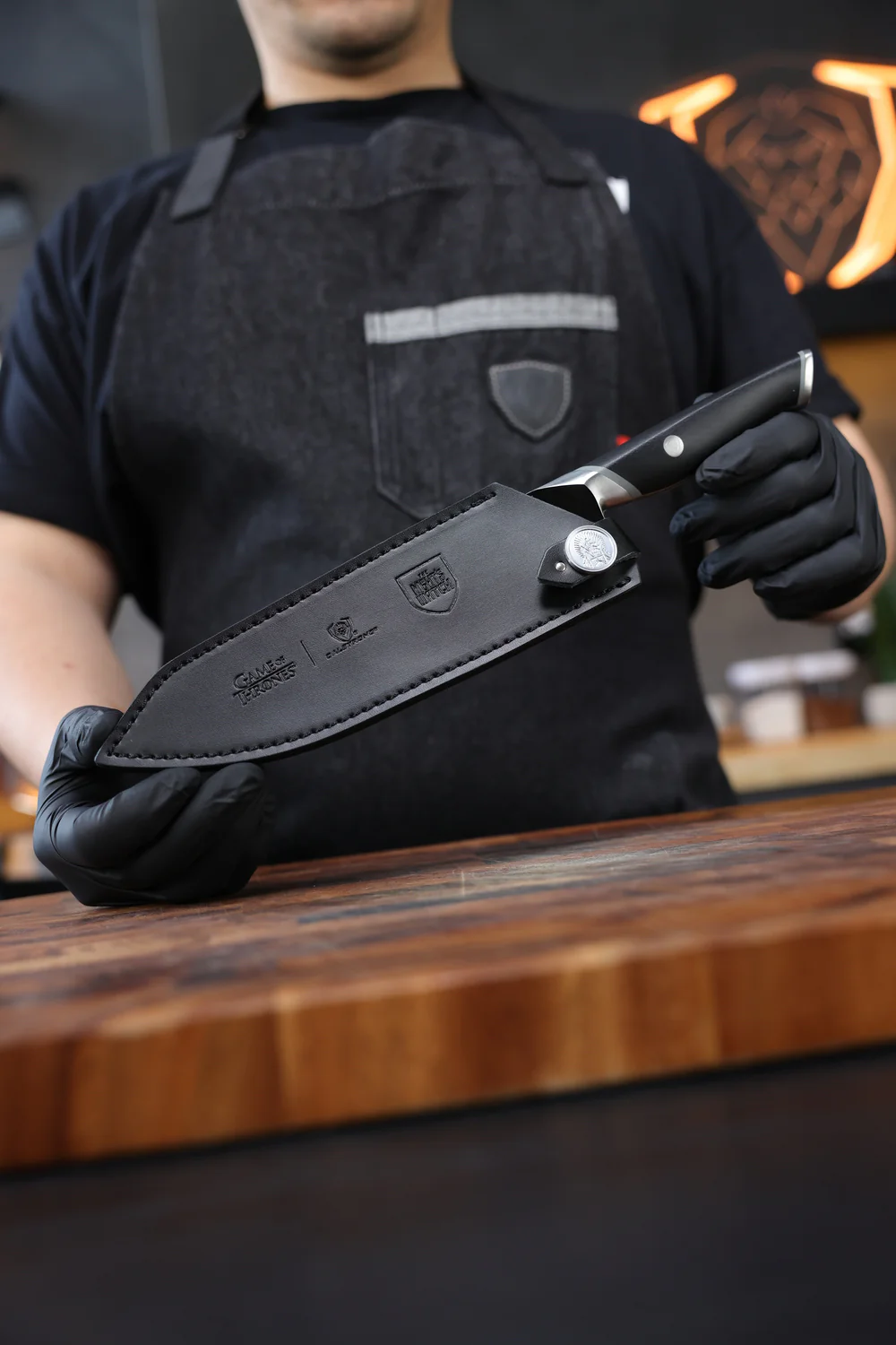 Chef Knife 8" | Game of Thrones™ Edition | Night's Watch™ | Dalstrong © - Image 16