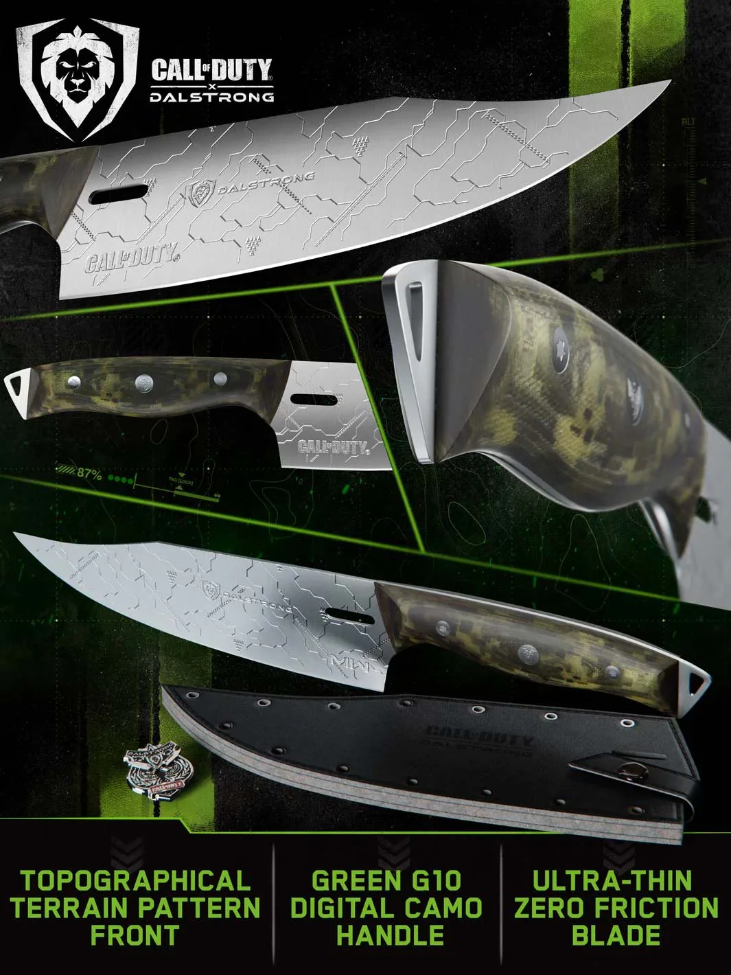 Chef Knife 8" | Call of Duty Edition | EXCLUSIVE COLLECTOR KNIFE | Dalstrong © - Image 2