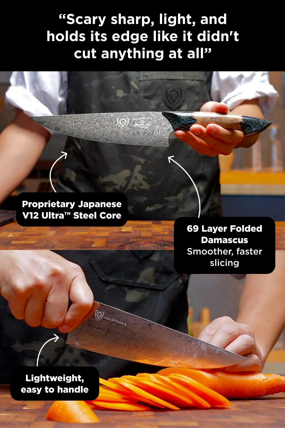 Chef Knife 8" | The Scorpion Series | Venom Edition | Dalstrong © - Image 5