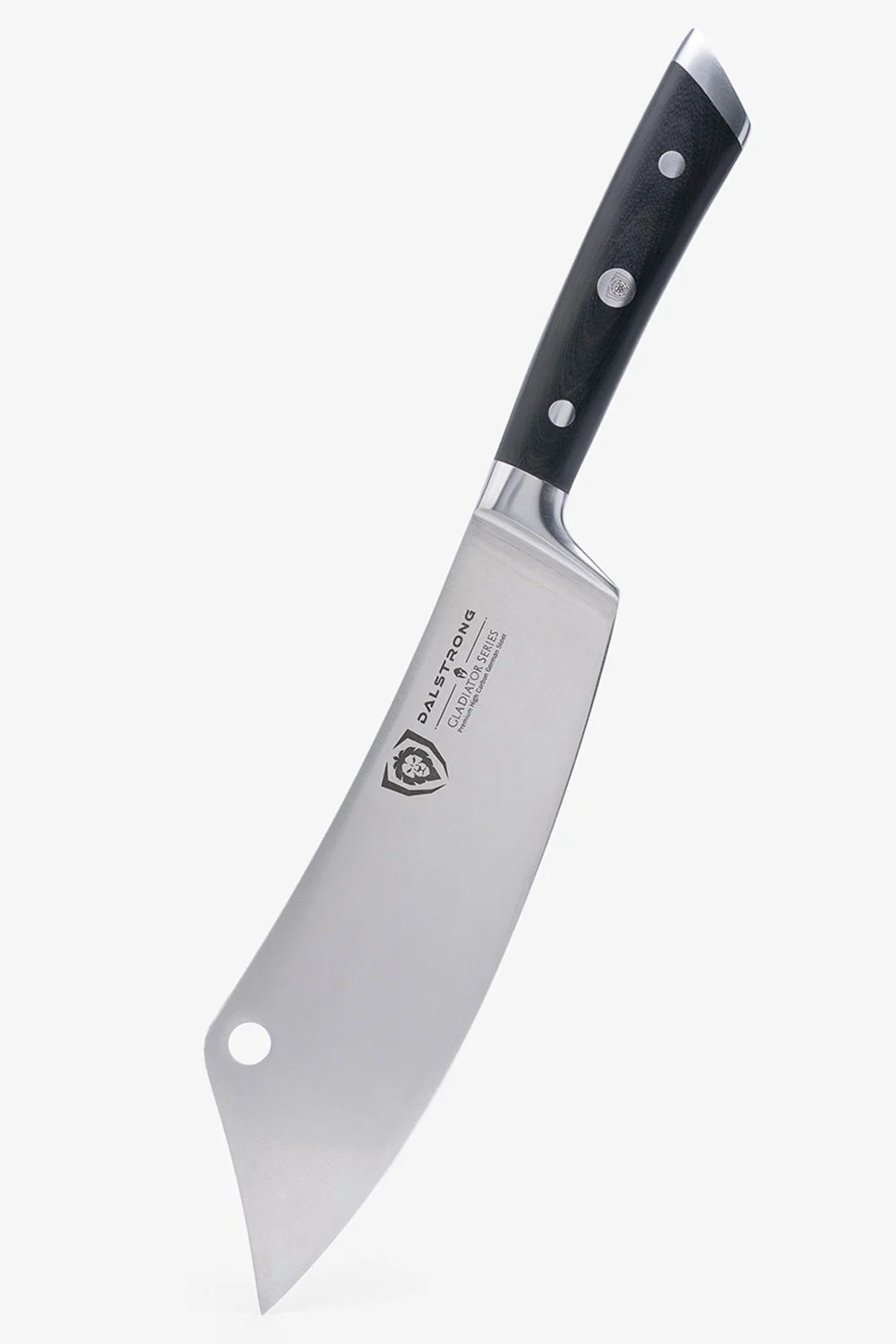 Meat Prep Bundle | 9" Obliterator Meat Cleaver with Stand + 8" Chef & Cleaver Hybrid Crixus Knife - Image 11