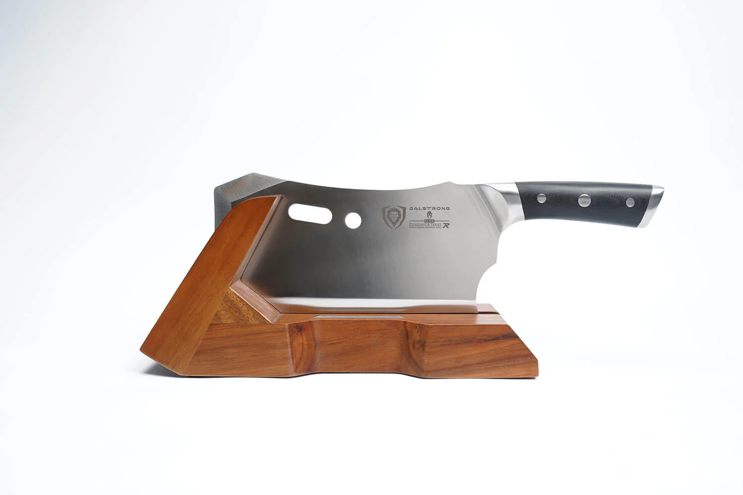 Meat Prep Bundle | 9" Obliterator Meat Cleaver with Stand + 8" Chef & Cleaver Hybrid Crixus Knife - Image 4