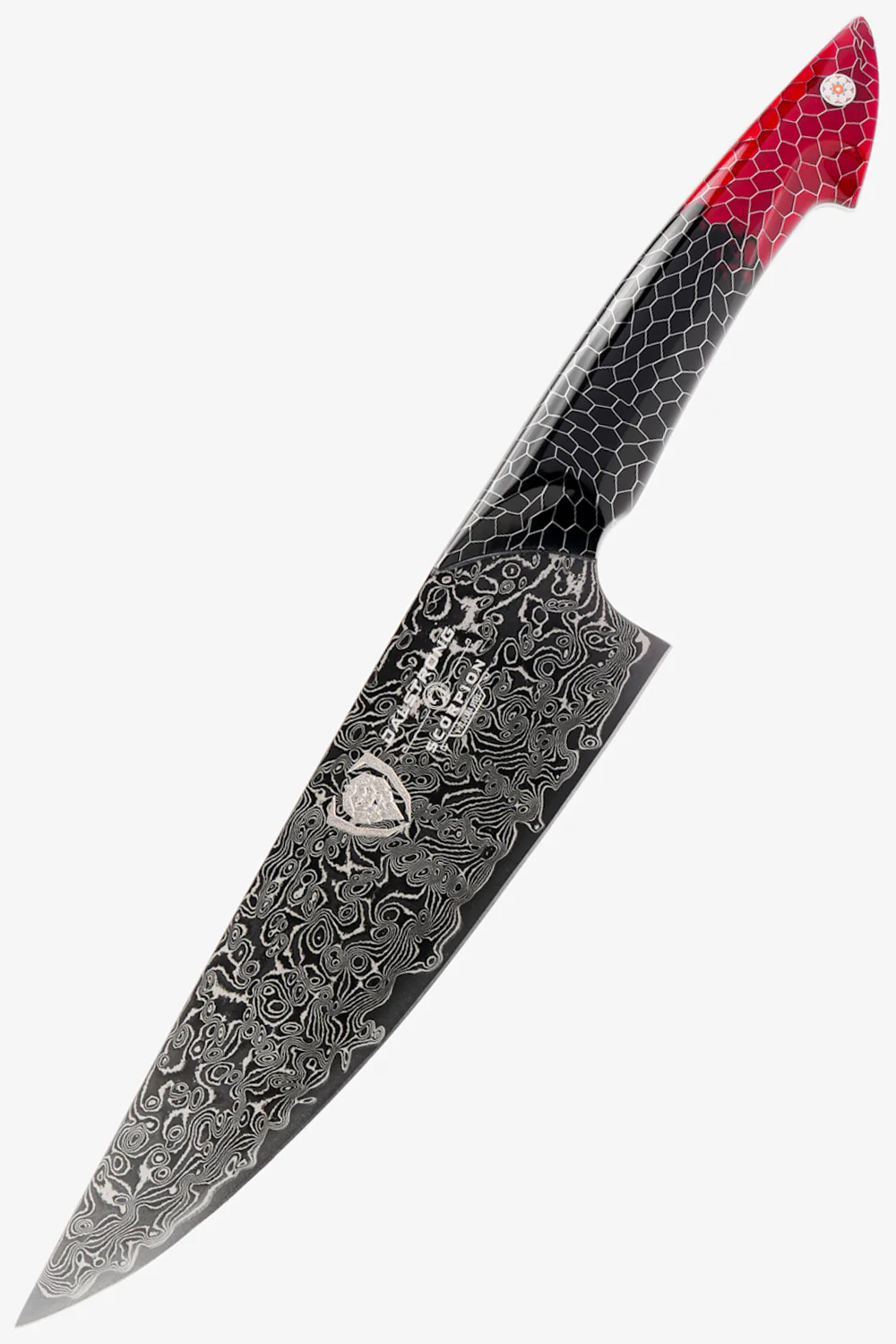 Scorpion Hellfire Bundle | 8" Chef's Knife + 4" Paring Knife + 11" Slicer Knife - Image 2