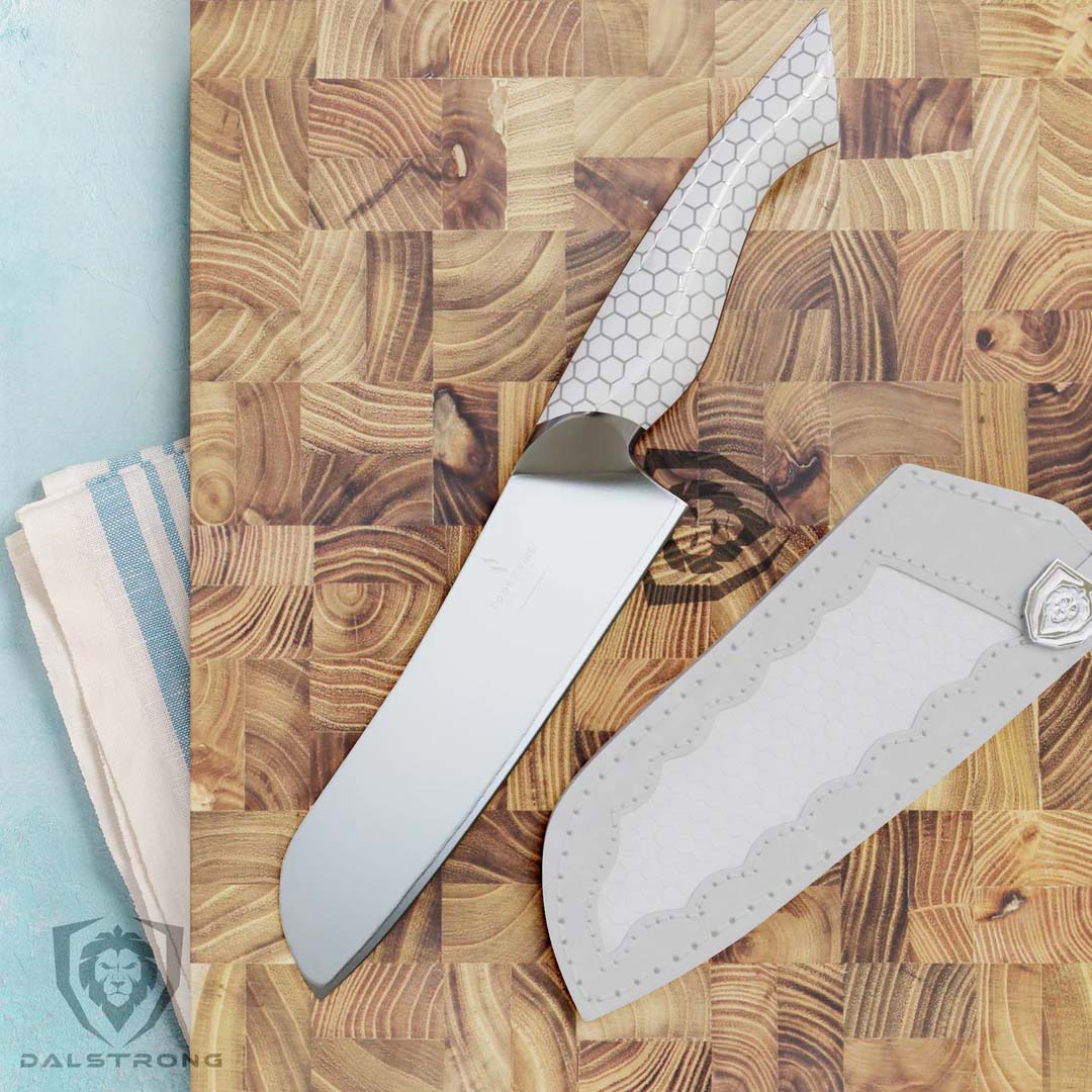 Santoku Knife 7" | Frost Fire Series | NSF Certified | Dalstrong © - Image 9