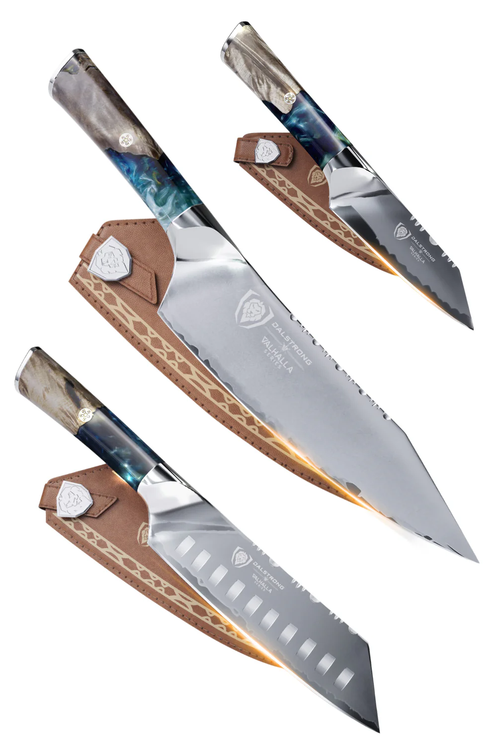 Valhalla Bundle | 8" Chef Knife + 4" Paring Knife + 7" Santoku Knife